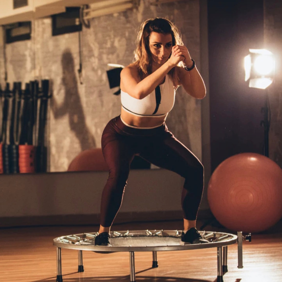 Indoor trampoline for adults