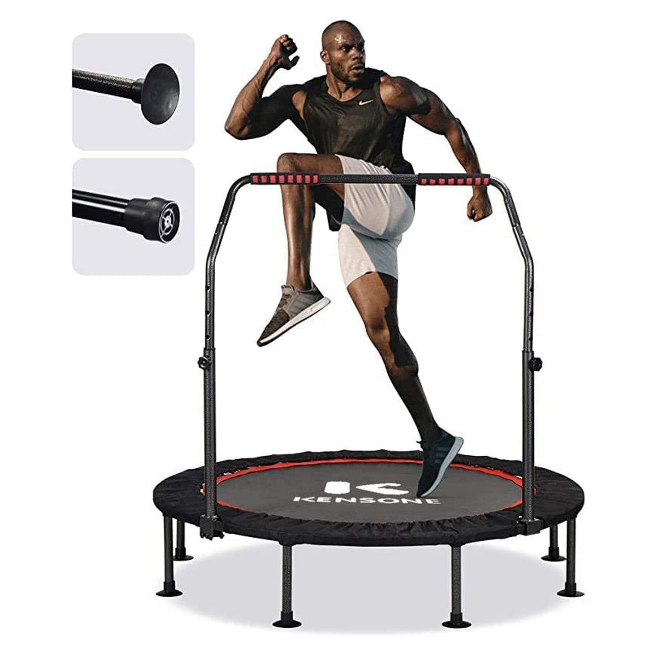 Kensone Fitness Trampoline (With Adjustable Handle)