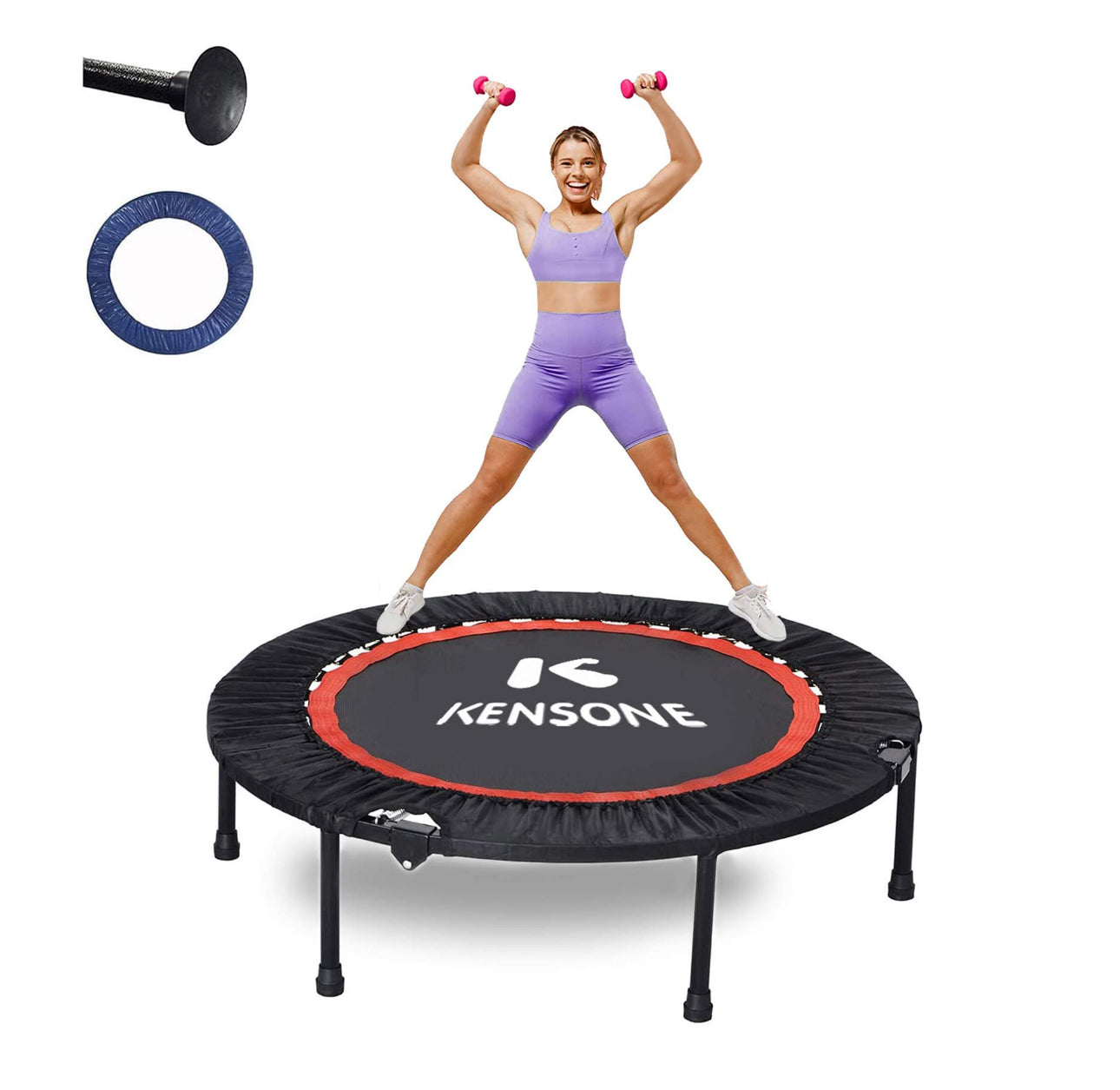 Kensone Fitness Trampoline (With Adjustable Handle)